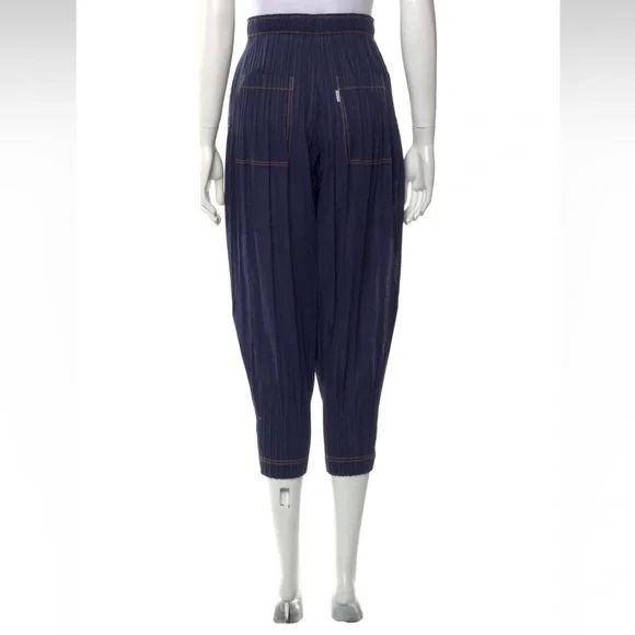 issey miyake pleats please “denim” harem pants - size 3 - Picture 3 of 3